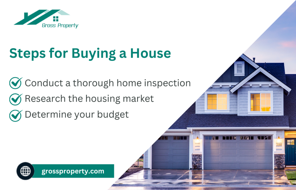 Essential steps for buying a house