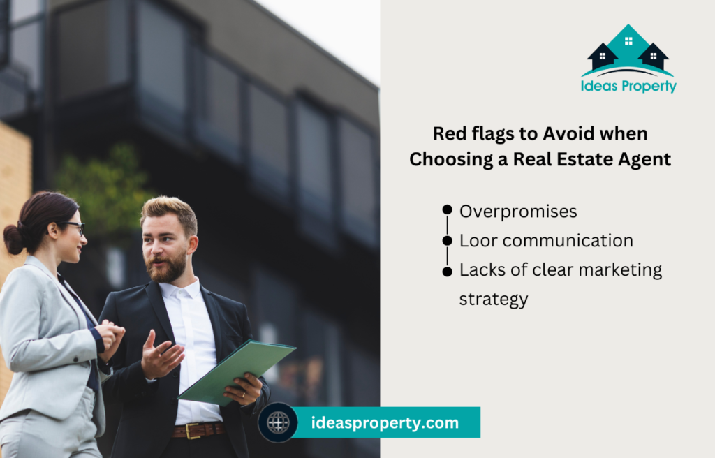 Red flags to avoid when choosing a real estate agent